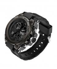 Sanda Black Sport LED Digital Waterproof Military Watch
