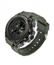 Sanda Army Green Sports LED Digital Waterproof Military Watch