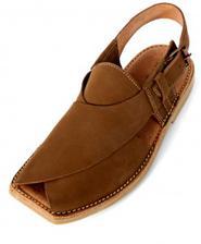 Mustard Brown Leather Peshawari Chappal SC-207