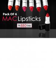 Pack of 6 MAC Lipsticks