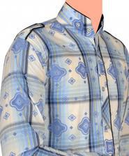 Aqua Blue Designer Shirt For Boys