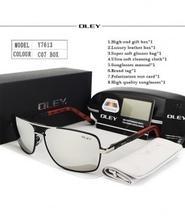 OLEY Black Silver Polarized Sunglasses