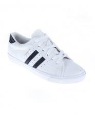 White With Black Stripes Casual Sneakers SC-NAZ54