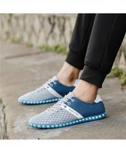 GNOME Light Gray Mesh Leisure Breathable Sneakers