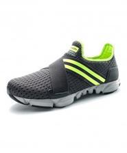 Black and Green Breathable Sneakers Slip-on Fitness Shoes