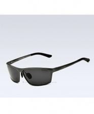 VEITHDIA Grey Designer Polarized Aluminum Magnesium Sunglasses