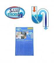 24 PC Sani Sticks Drain Cleaner Sewer Cleaning Rod