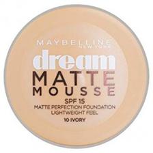 Maybelline Dream Matte Mousse SPF15 Perfection Foundation-10 Ivory