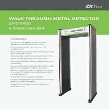 Zkteco | ZK-D1065S WALK THROUGH METAL DETECTOR