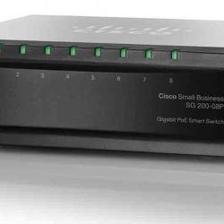 Cisco SLM2008PT SG200-08P 8-port (4 Reg + 4 PoE) Gigabit PoE Smart Switch