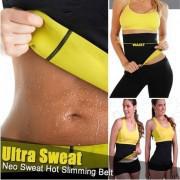 Sports Bar Hot Slim Shaper Waist Belt - Yellow & Black