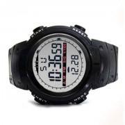 Black Silicone Digital Wrist Watch