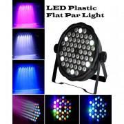 LED Plastic Flat Party Light-Black