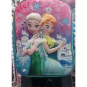 3D-Cartoon Character Elsa Trolley School Bag