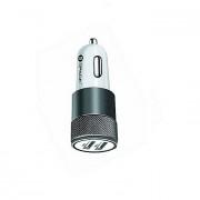 Car Charger Dual Port USB 2.1A CC-160 White (Brand Warranty)