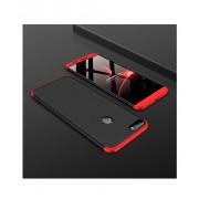 360 Protective Case For Huawei Y9 2018  - Red & Black