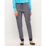 Blue French Terry Women Trouser