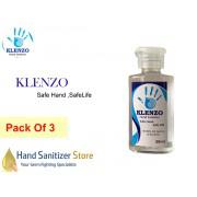 Pack of 3 KLENZO Hand Sanitizer 50ml