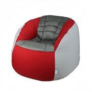 Sports Chair Fabric - Red & Grey