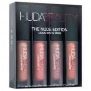 4Pc/Set Huda Beauty Matte Liquid Lipstick Gloss