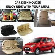 Folding Back Seat Tray Auto Water Beverage Holder Car Cup Holder Mount