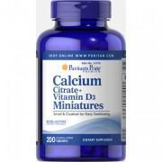 Calcium Citrate + Vitamin D3 Miniatures 200 Mini Coated Tablets