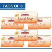 Pack of 6 Sandal Soap-75gm