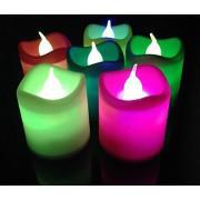 Pack of 6 Multi LED Candles