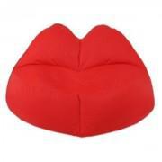 Whisper Lip Bean Bag Lounge Sofa-Red