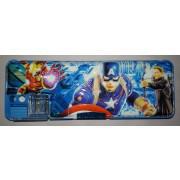 Colourful Button Super Avengers Pencil Box for Kids