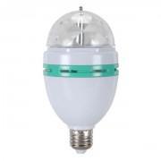 Pack of 2 Crystal Ball Effect Bulb with Rotating Lighting