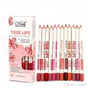True Lips 12 Lip Liner Pencils Makeup Cosmetics