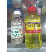 Pack Of 2- Slime Activator + Dolphin Super Glue For Slime Making