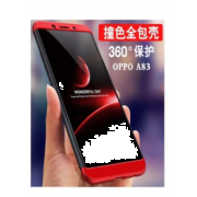 360 Protective Case For Oppo A83 - Red & Black
