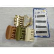 Bundle of 5 hair catchers with free pins