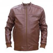 Antique Brown Leather Jacket-MP 10