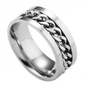 Silver Spinner Chain Ring