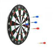 Dart Board With 6 Darts & 1 Double Sided Score Game Set