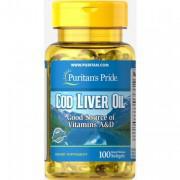 Puritan Pride Cod Liver Oil 100 Sostgel