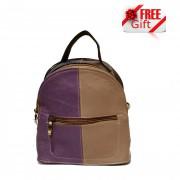 Multicolor  Women Sheep Leather Mini Back Pack