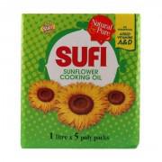 Sufi Sunflower Oil Poly Bag Carton - 5Litr