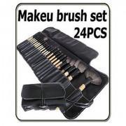 Pack of 24 Professional Makeup Brushes Set with Kit Pouch