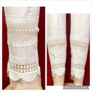 Cotton Tissue Embroidered Pant