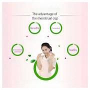 Pack of 2 Menstrual Feminine Reusable Period Cup