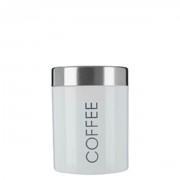 White Enamel Coffee Canister