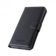 Leather Wallet Case for Nokia Lumia 535 - Black
