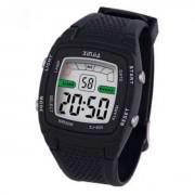 Black PVC Digital Watch