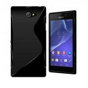 S Line Mobile Cover For Sony Z2 - Black
