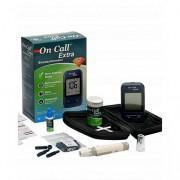 On Call Extra Glucometer For Easy Blood Sugar Check With 10 Test Strips
