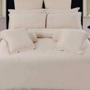 BEIGE Cotton KING Size BED SHEET-1000000001311